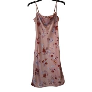 Hippie Rose Mauve Floral Dress Size Medium